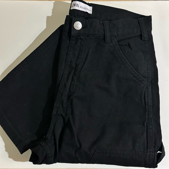 ZARA BLACK Cargo Pants - Picture 3 of 4